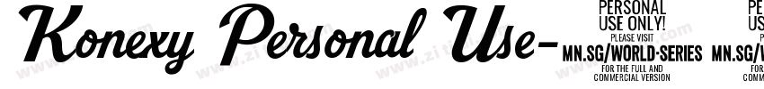 Konexy Personal Use字体转换